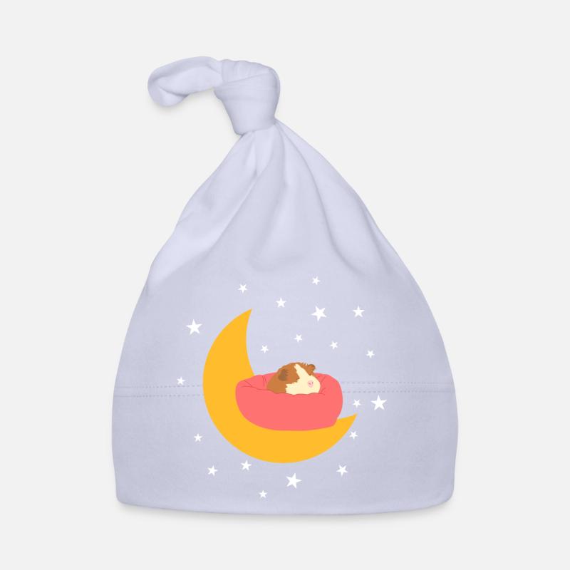 Sleeping Guinea Pig Organic Baby Cap
