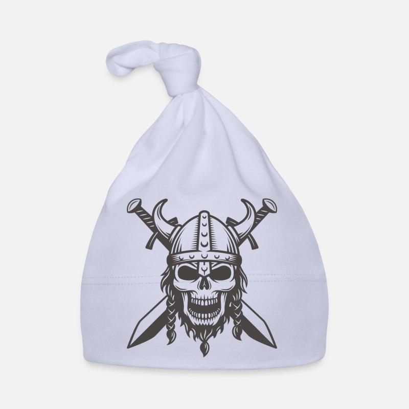 Viking tête de mort épée crâne de mort nord Bonnet bio Bébé