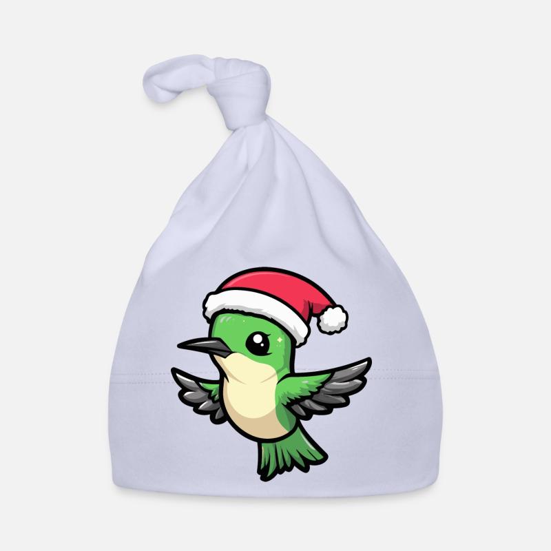 Colibri Oiseau Noël Mignon Bonnet bio Bébé