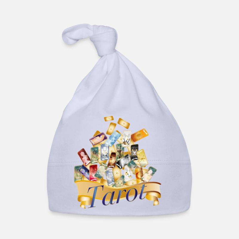 Magic Tarot Cards Collage with Mystical Banner Organic Baby Cap