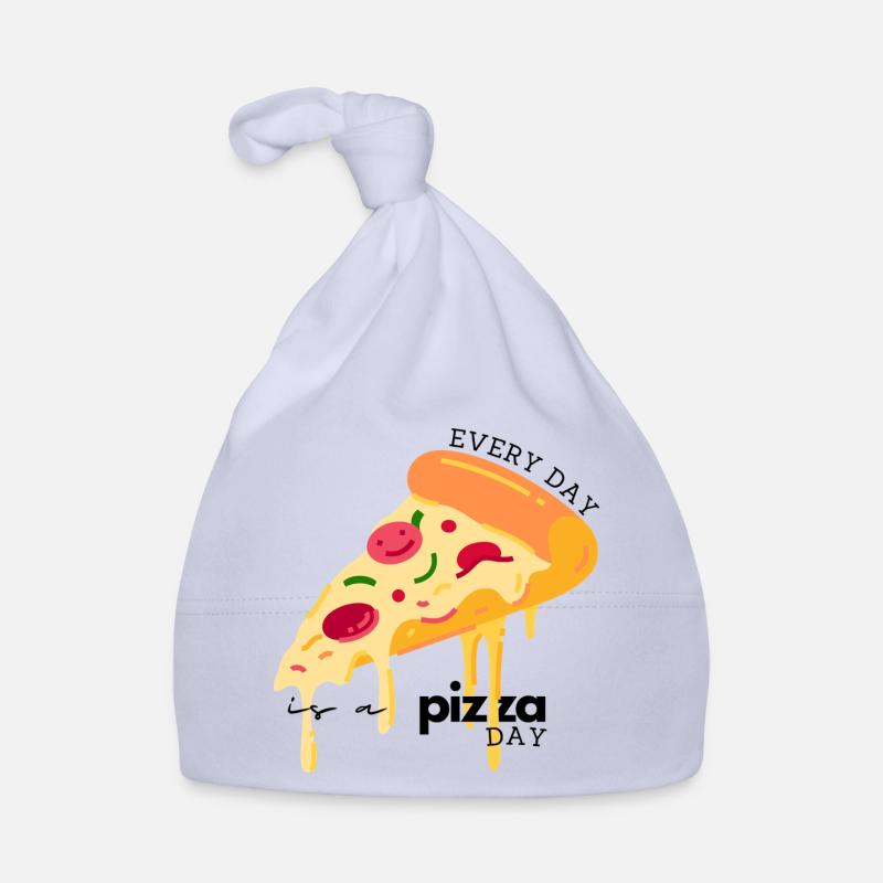 Every Day Is a Pizza Day – Funny Pizza Lover Organic Baby Cap