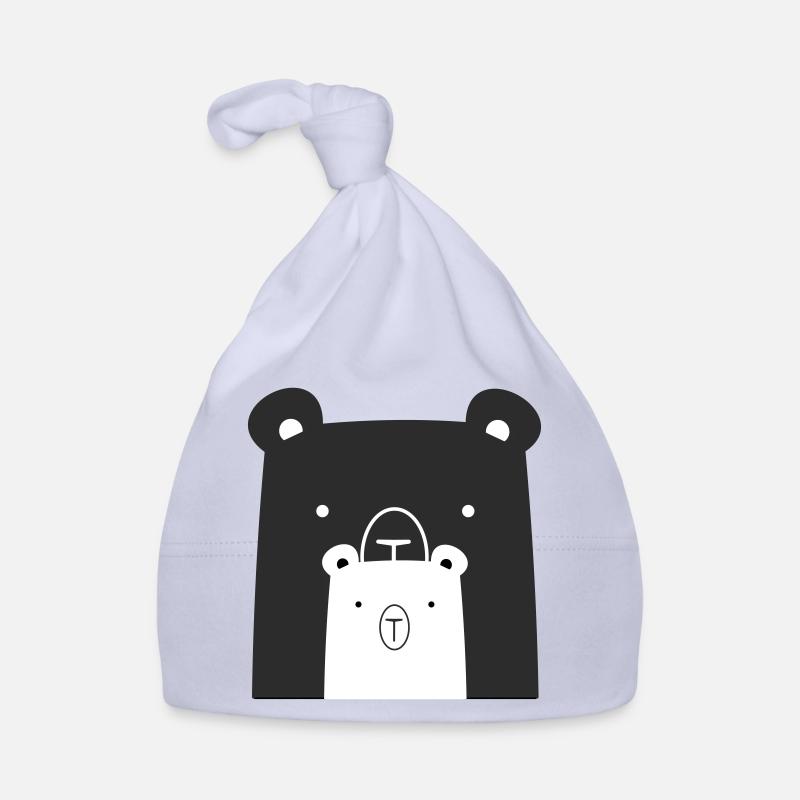 Bären Bär Eisbär Braunbär I Geschenkidee Baby Bio-Mütze