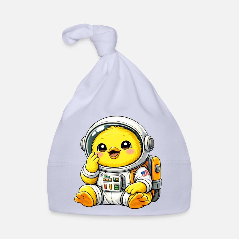 Poulet mignon, Astronaute, Exploratrice de l’Espace Bonnet bio Bébé