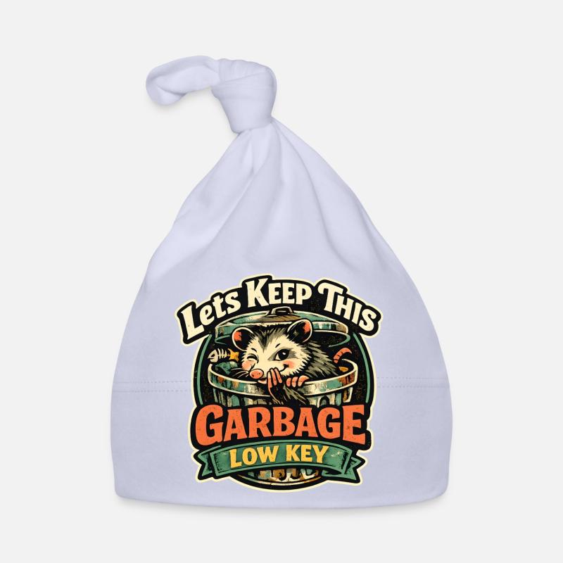 Garbage Low Key Waschbär Baby Bio-Mütze