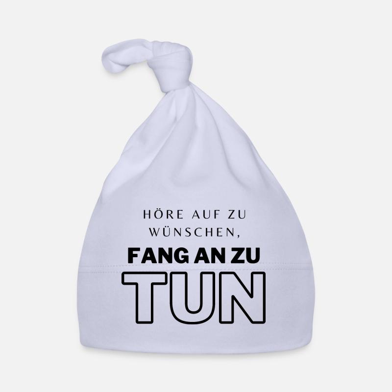 POSITIVE EINSTELLUNG MINDSET Motivation Baby Bio-Mütze