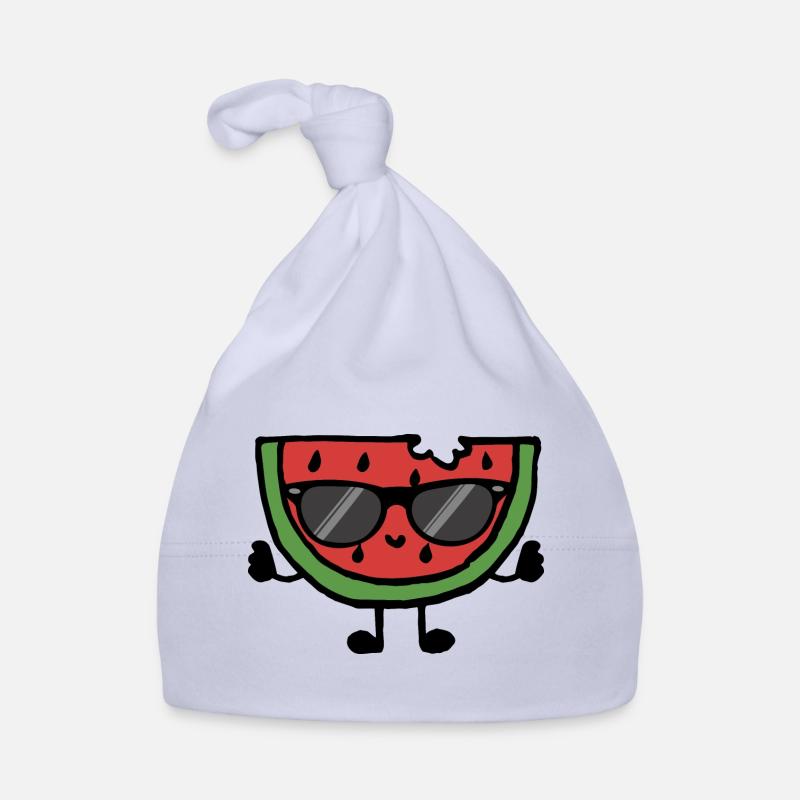 Melon pastèque avec lunettes de soleil Pièce bébé Bonnet bio Bébé