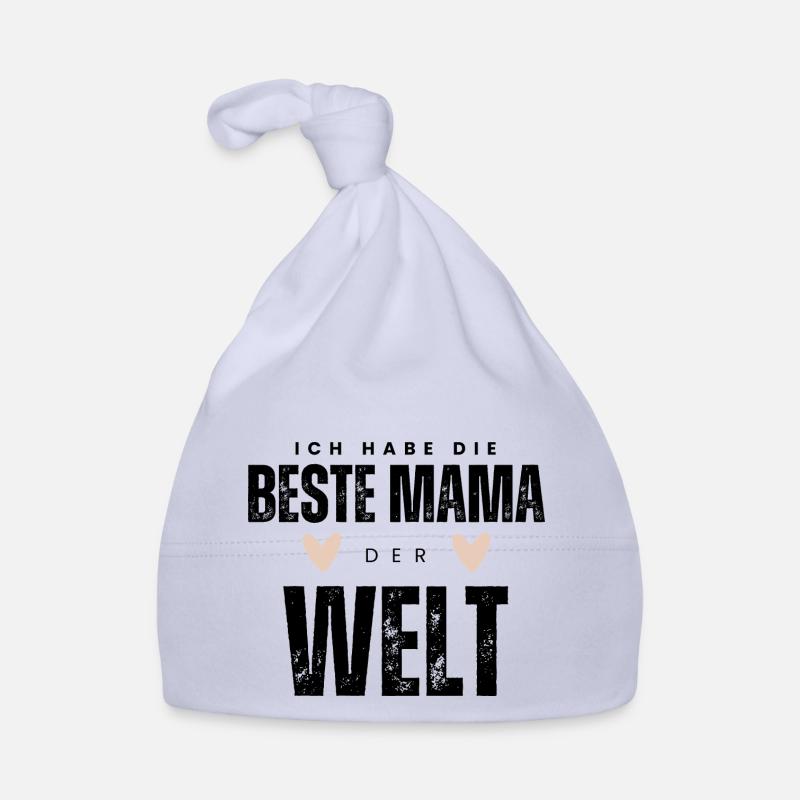 BESTE MAMA - Baby Geschenkidee Muttertag Baby Bio-Mütze