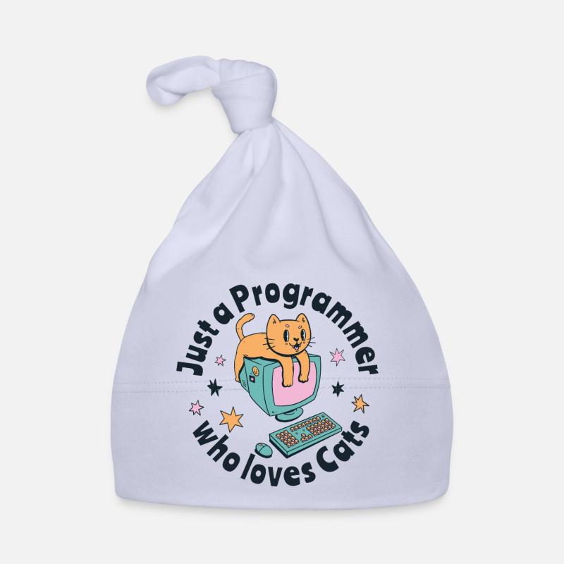 Nur ein Programmierer, der Katzen liebt Baby Bio-Mütze