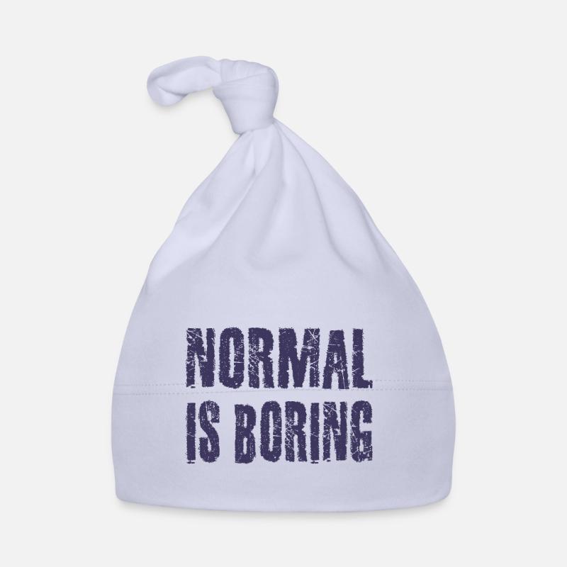 Normal is Boring Organic Baby Cap