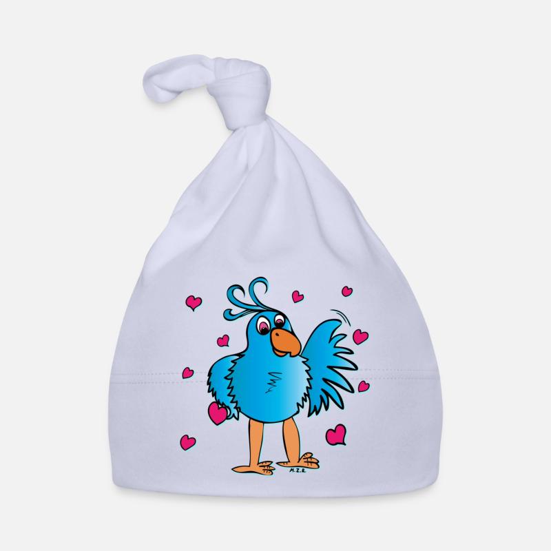 Lustiger Vogel Baby Bio-Mütze