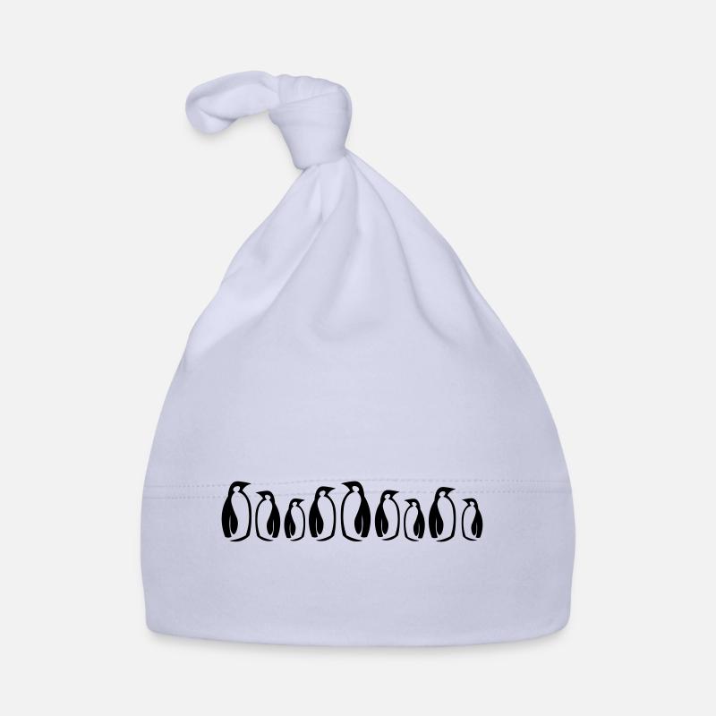 Pinguin Kolonie Geschenkidee Baby Bio-Mütze