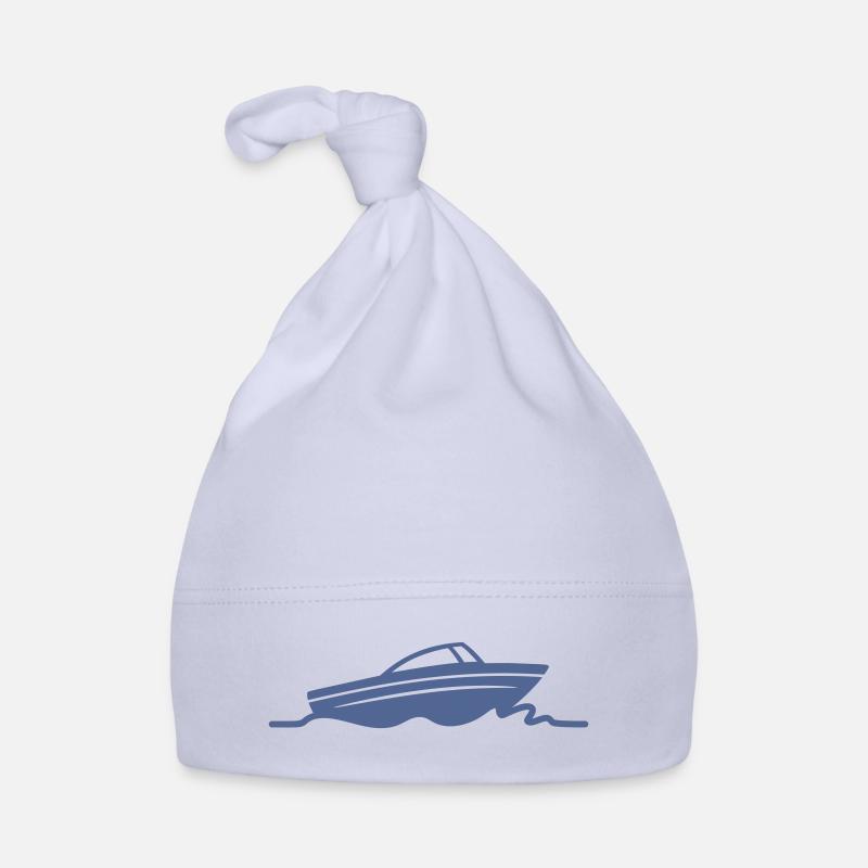 Motorboot Boot Sportboot Bootsfahrer Baby Bio-Mütze