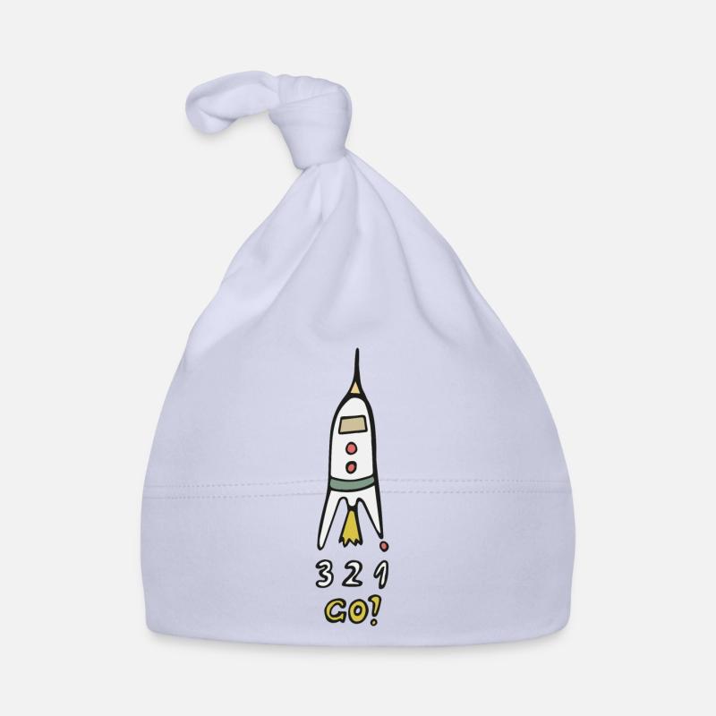 Fusée spatiale 3 2 1 Go ! Bonnet bio Bébé