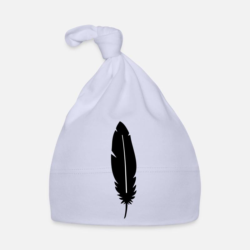 Feather silhouette Organic Baby Cap