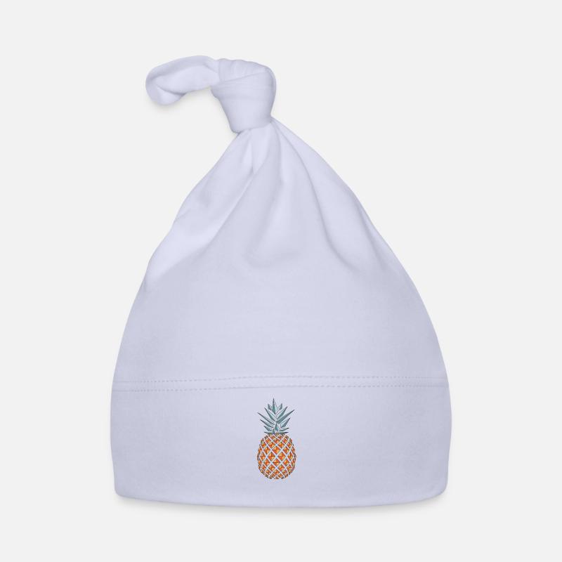 Pineapple vector - Organic Baby Cap - sky