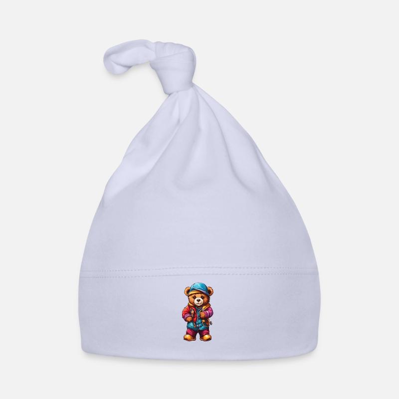 Teddybär / Kuscheltier / Stofftier / Geschenkidee Baby Bio-Mütze