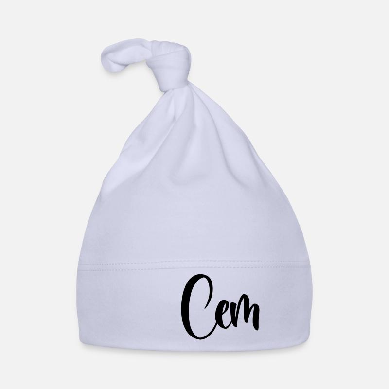 First name Cem Organic Baby Cap