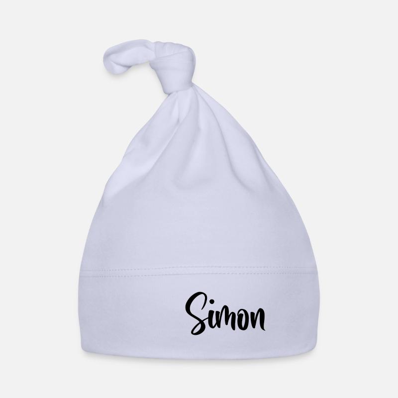 First name Simon Organic Baby Cap