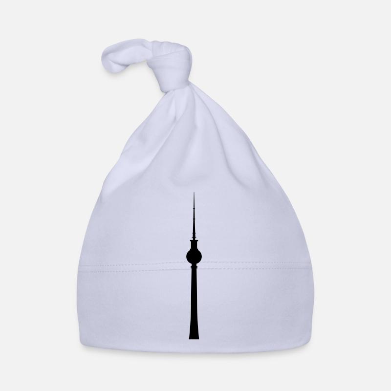Fernsehturm Berlin - Baby Bio-Mütze - Sky
