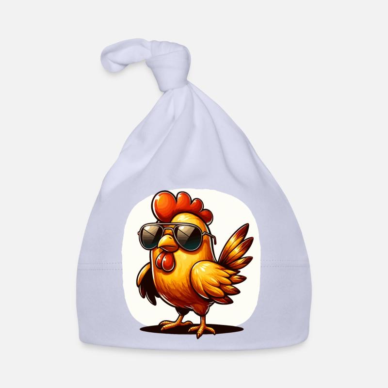 Drôle De Poulet Poulet Drôle Image Bonnet bio Bébé