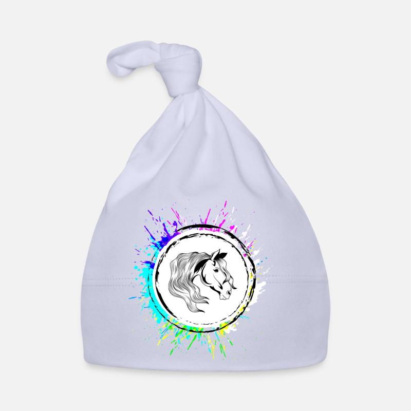 Pferd Kopf Baby Bio-Mütze