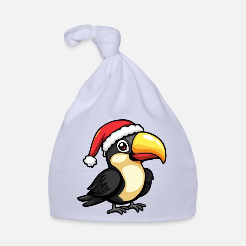 Toucan oiseau Noël mignon Bonnet bio Bébé