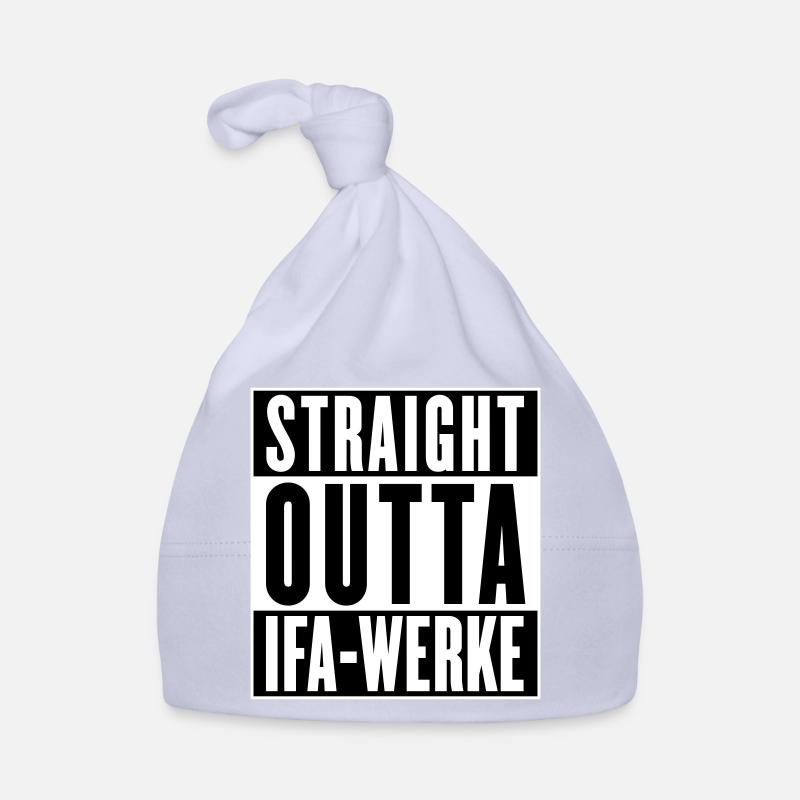 Straight outta IFA-Werke (Farben änderbar) Baby Bio-Mütze