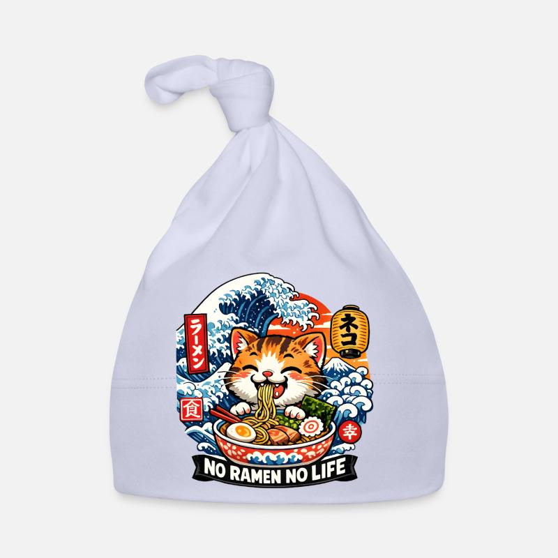 Ramen Katze Wave off Kanagawa Baby Bio-Mütze