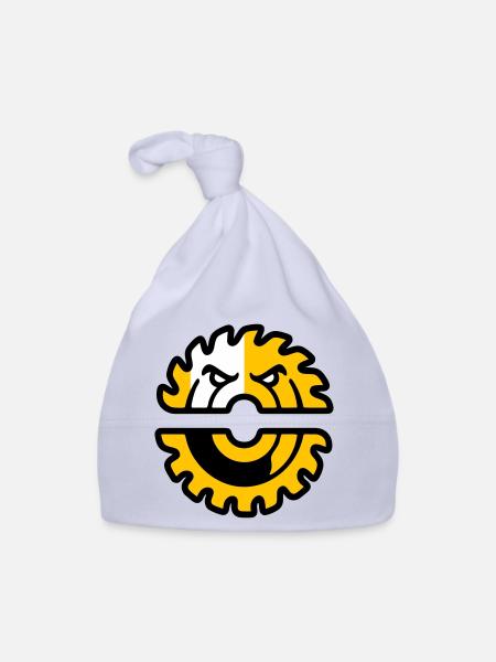 Kreissaege Maskottchen Logo - Baby Bio-Mütze - Sky - Vorne