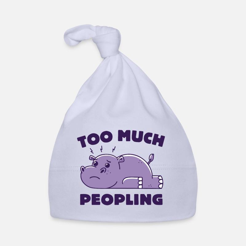Too Much Peopling Organic Baby Cap