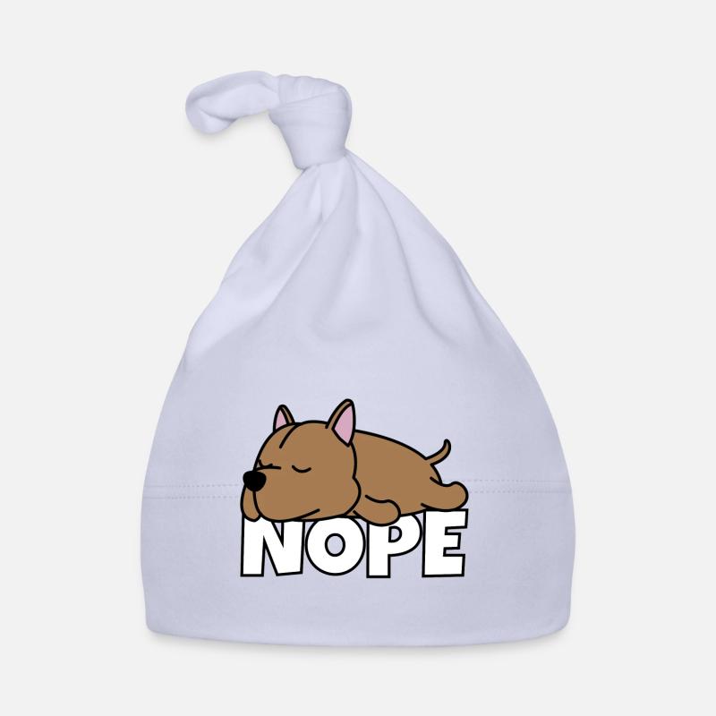 Nope pit bull Organic Baby Cap