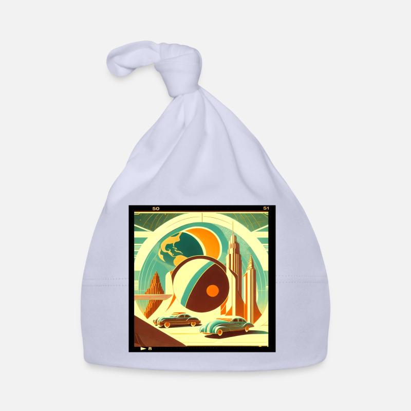 Planète rétro imaginaire Bonnet bio Bébé