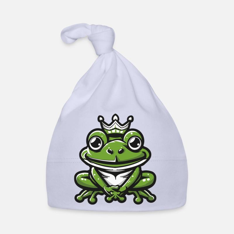 Frosch Krone Baby Bio-Mütze