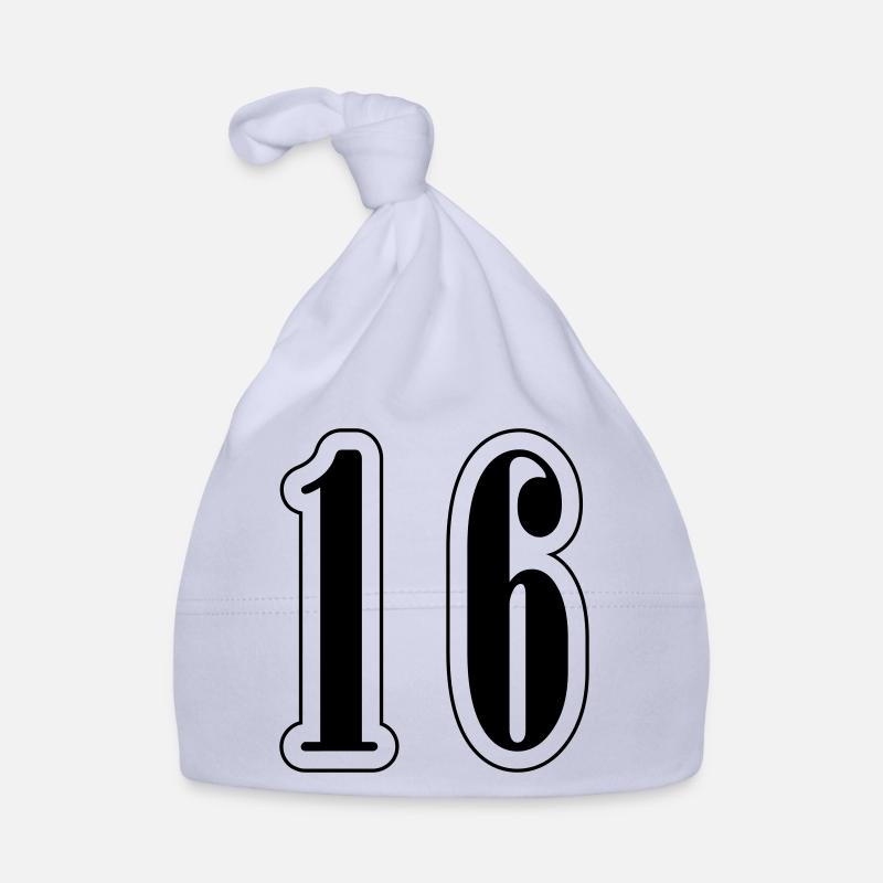 16 Zahl symbol Baby Bio-Mütze