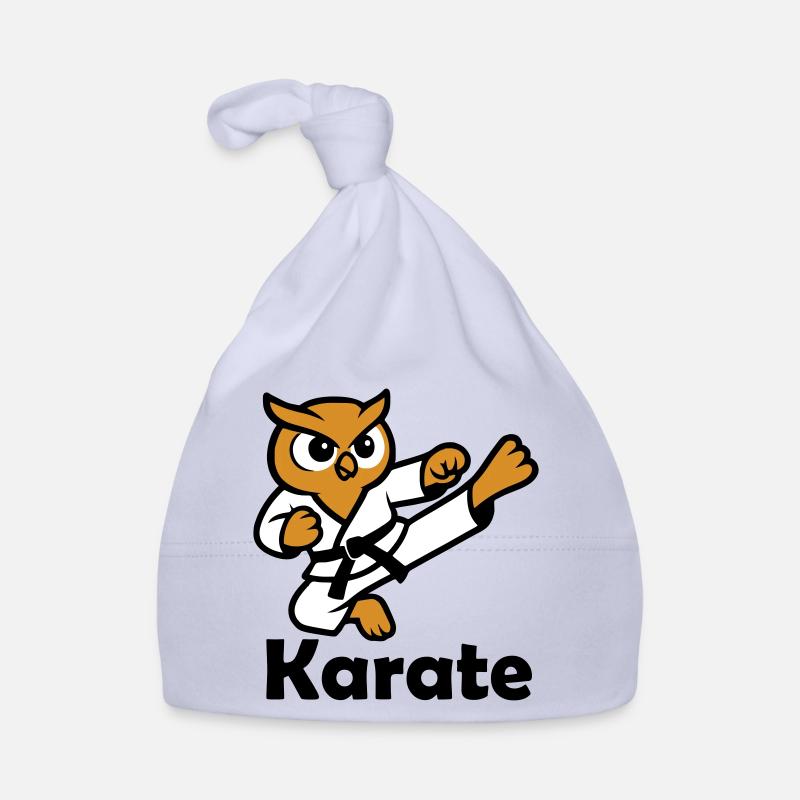 Karate Eule Baby Bio-Mütze
