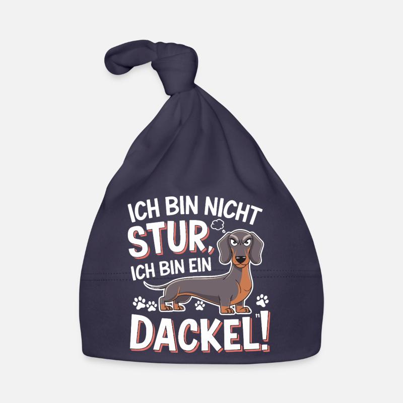  Ich Bin Nicht Stur Ich Bin Ein Dackel Lustiger Baby Bio-Mütze