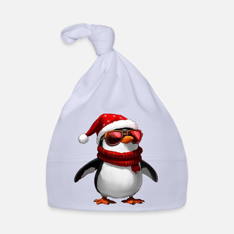 Pingouin Père Noël Bonnet bio Bébé
