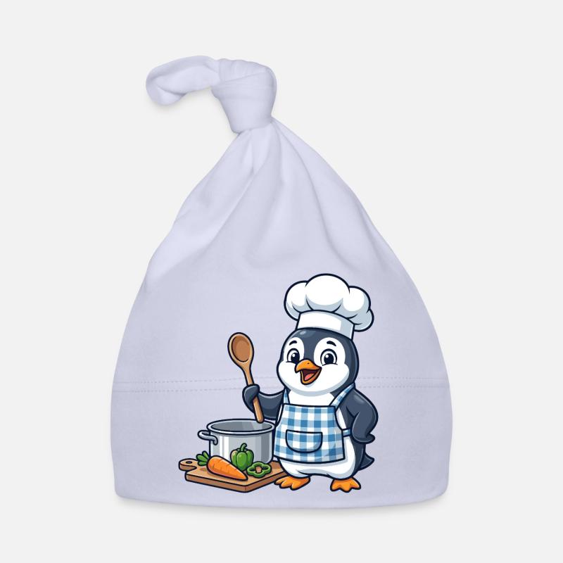 Penguin Chef Vegetable Cooking Organic Baby Cap