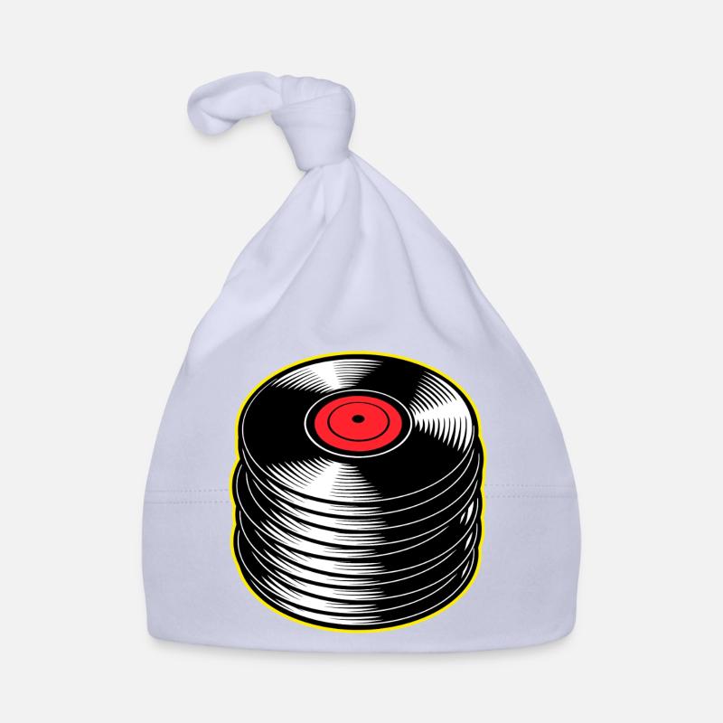 Stack d’albums vinyles Bonnet bio Bébé
