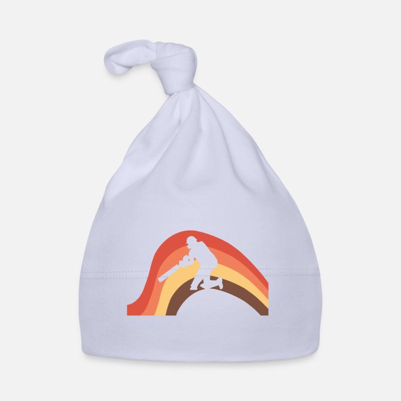 Pitcher Cricket Cricketer Organic Baby Cap