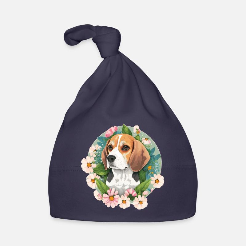 Beagle Hundehalter Baby Bio-Mütze