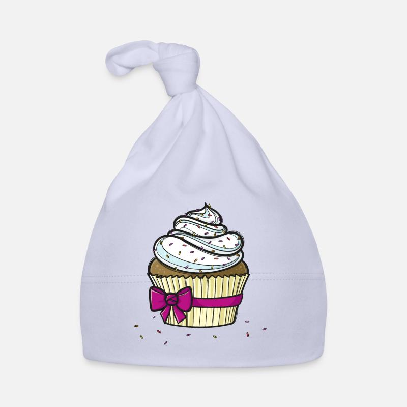 Sweet comic cupcake Organic Baby Cap