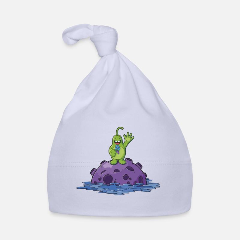 Süßes Comic Alien Baby Bio-Mütze