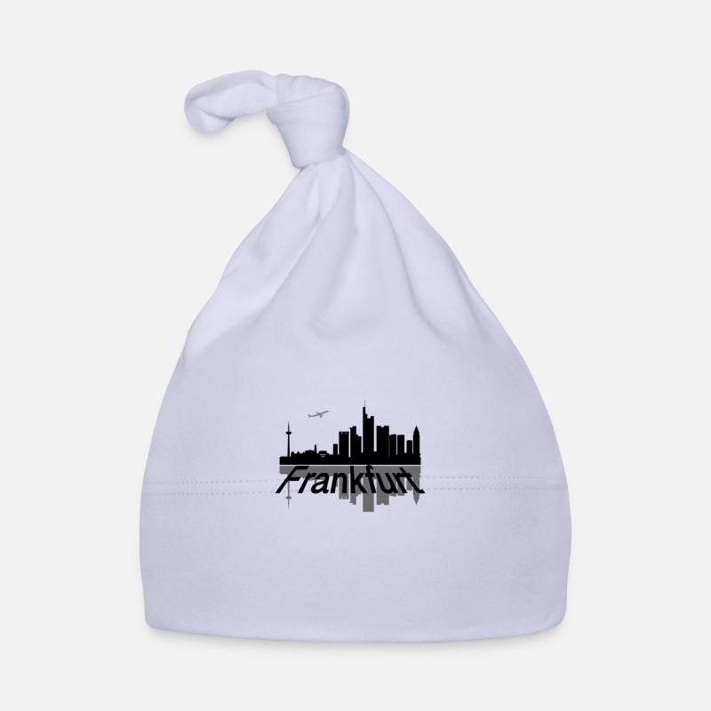 Skyline de Francfort Bonnet bio Bébé