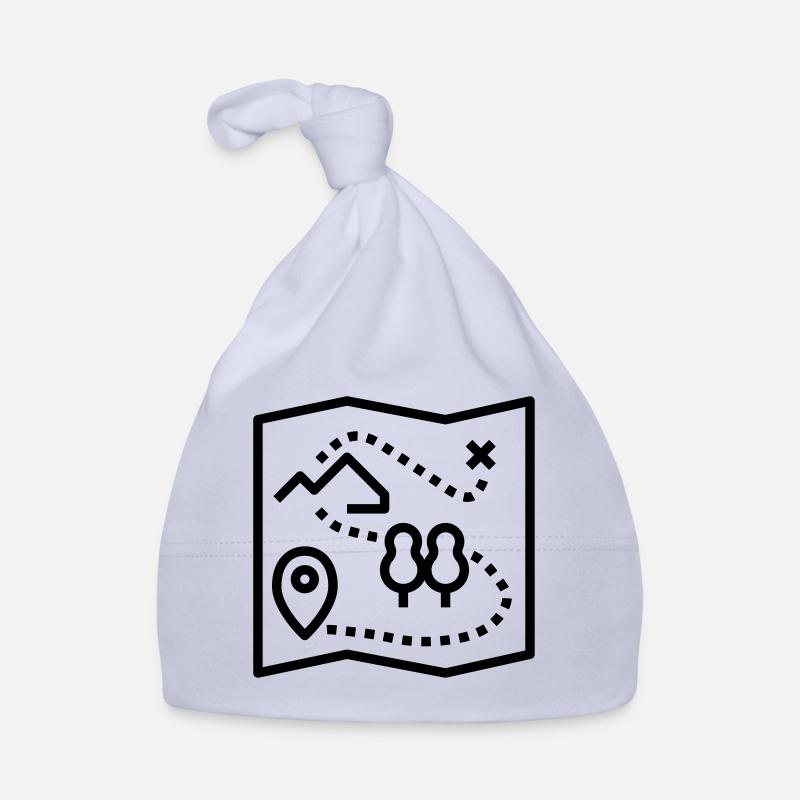 Karte Schatz Geschenk Camping Abenteuer Baby Bio-Mütze