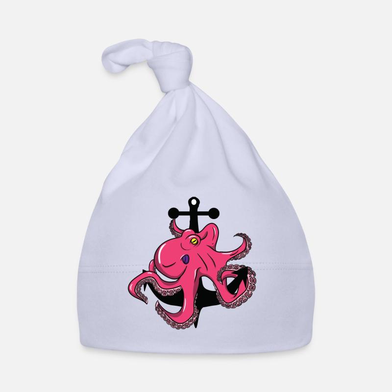 Octopus - Tintenfisch - Anker Baby Bio-Mütze