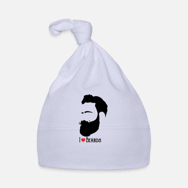 Beard love - man men beard beards gift idea Organic Baby Cap