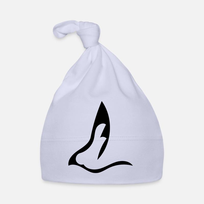 Surfbird black Organic Baby Cap