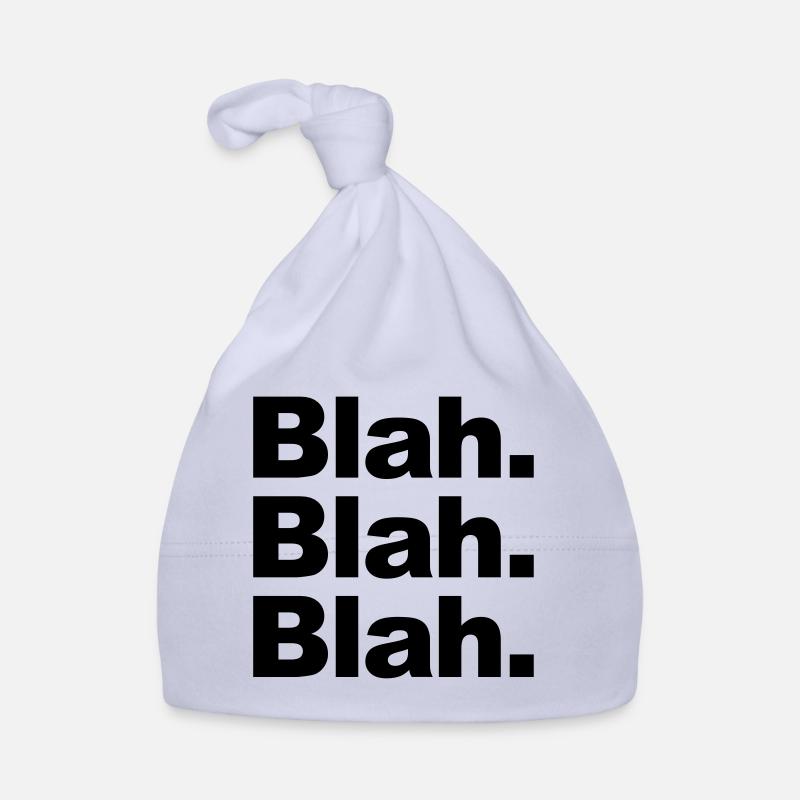 Blah. Blah. Blah. - Baby Bio-Mütze - Sky