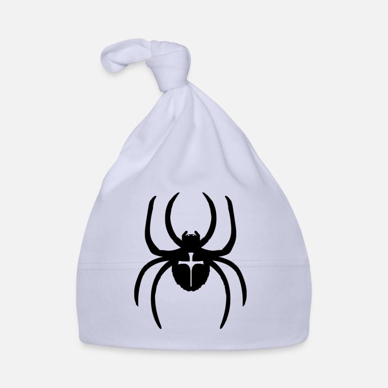 Spinne - Baby Bio-Mütze - Sky